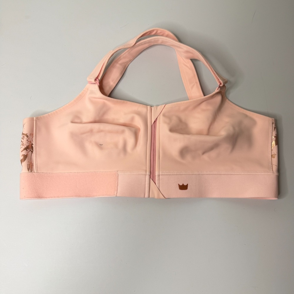 (2) SHEFIT FLEX Blush Sports Bra Size 3Luxe Supportive Activewear Medium Impact - Picture 8 of 14